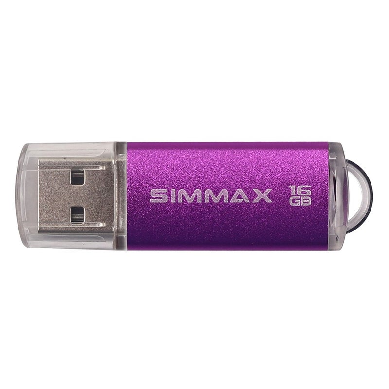 SIMMAX USB Flash Drives 5 Pack 16GB USB 2.0 Flash Drive Memory Stick Thumb Drive Pen Drive with Led Indicator (Blue Green Black Red Purple) - Image 5